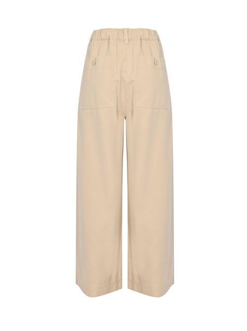 Pantalone cropped WKDARIETE in drill di cotone WEEKEND MAX MARA | 2615131121600001